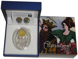 Fiji 10 Dollars Silbermünze Apocalypse III Almagest 2012 Antik - Finish im Etui - Bild 1 von 3