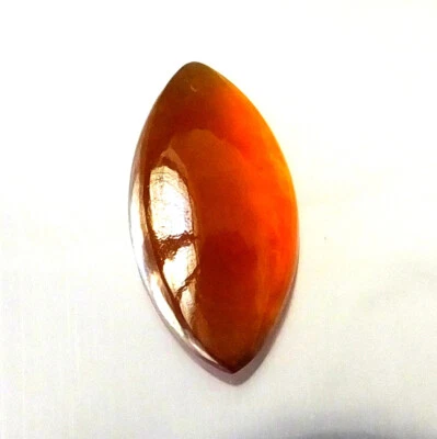 Natural Hessonite Garnet 7.60 Carat Orange Color Untreated Marquise Cut Gemstone - Image 1 of 4