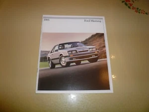 Ford Mustang 1985 folleto de ventas - vintage - Imagen 1 de 8