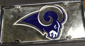 Los Angeles Rams NFL Nummernschild Football (2017 Logo) - Bild 1 von 2