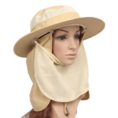 Lo último Senderismo Pesca Sombrero Aire Libre Deporte Protección Solar Cuello Cara Solapa Gorra Ala Ancha Foto 1 de 4