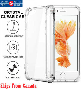 For iPhone SE 7 8 6S Plus 14 13 12 11 Pro Clear Case Shockproof Heavy Duty Cover