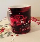 NEUF Dale Earnhardt Jr = #8 tasse à thé pour voiture de course rouge noir = 3" x 3/4"