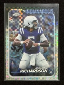 2024 Topps Chrome Football - X-Fractor #85 Anthony Richardson - Imagen 1 de 4