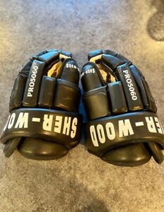 Sherwood Men's 15 Inch Hockey Gloves PRO-5060 - Fits Hands 7.5-8 Inch