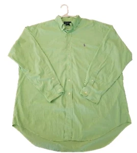 Mens Ralph Lauren Polo XL Button Down Dress Shirt Classic Fit XL Sea Foam Green - Picture 1 of 7