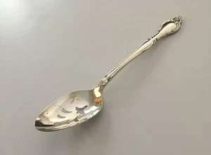 Oneida Community Affection Silverplated Slotted Serving Spoon 8 1/2” Pre Owned - Picture 1 of 8