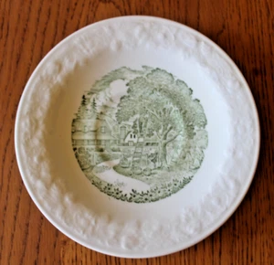 Green Villiage Untertasse Taylor Smith Pastoral Vintage 6 Zoll - Bild 1 von 3