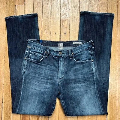 Citizens of Humanity Sid Jeans SDark Wash Denim Stretch CoH Mens Size 32x32.5 - Image 1 of 4