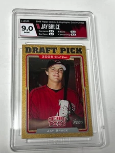 2005 Topps (Actualizaciones y aspectos destacados) Jay Bruce radiocontrol #uh325 como nuevo HGA 9 oro 1438/2005 - Imagen 1 de 2