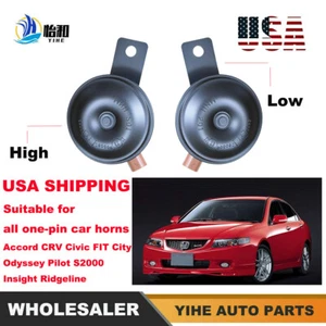 1 Set For Honda Car Horn Accord Odyssey FIT City CRV Civic Pilot S2000 Element - Bild 1 von 6