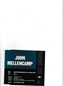 John Mellencamp- Key West Intermezzo UK promo cd single - Picture 1 of 2