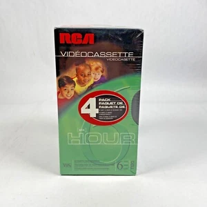 RCA Videocassette Cintas VHS 6 Horas T120 Paquete de 4 NUEVO - Imagen 1 de 5