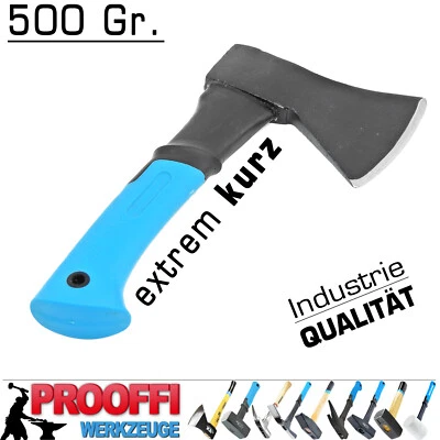 Profi Holzaxt Holz Beil Forst Hand Axt Holz Spalten Fiberglas ERGO Stiel 500 Gr. - Bild 1 von 4
