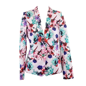 HUGO BOSS Blazer Damen Jacke Bunt Geblümt Größe 38 ( 36 ) Modell Anbella Neu - Bild 1 von 9