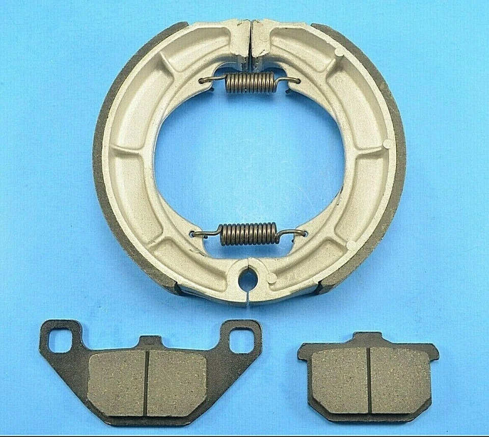 Front Brake Pads & Rear Brake Shoes fit Kawasaki EL250 Eliminator 250 1988-199R - Image 1 of 1