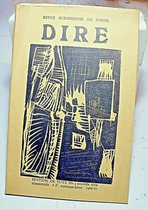 ART BRUT/POESIE/SAGEN/N°3/1966/STUHL/DUBUFFET/J.VODAINE/TYPOGRAFIE/SEHR SELTEN - Bild 1 von 4