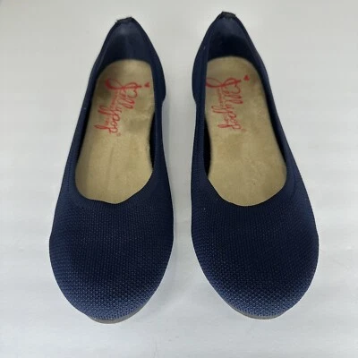 Jellypop женщин Apex синий вязаный памяти пены туфли размер 9 балетки - Изображение 1 из 3