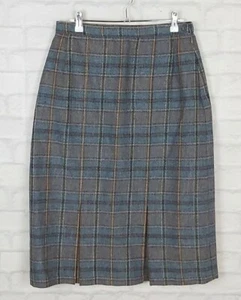 DE COLECCIÓN RETRO AÑOS 90 80 CUADROS ESCOCESA PURA LANA NUEVA FALDA FUNKY AUDAZ FESTIVAL - Imagen 1 de 5
