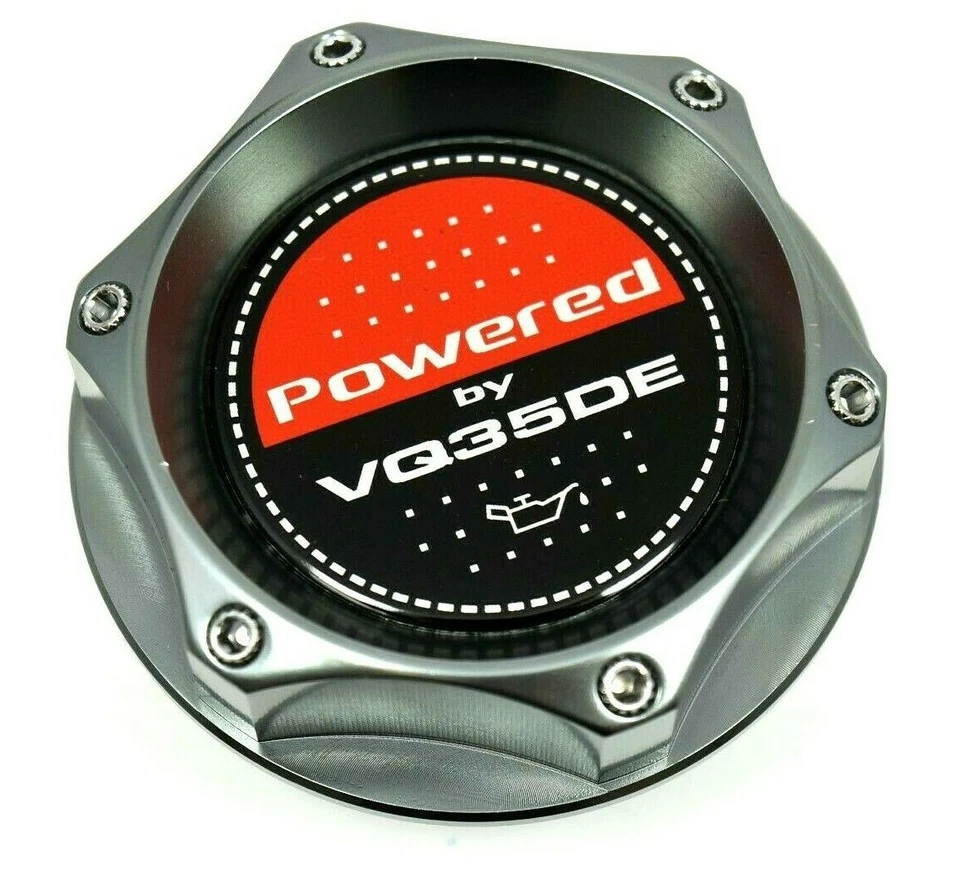 PARA NISSAN MURANO QUEST VAN V6 VQ35DE MOTOR VESTIR BILLET TAPA ACEITE GUNMETAL  Foto 1 de 1