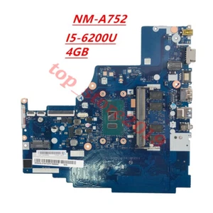 NM-A752 5B20L37538 For Lenovo 310-15ISK 510-15ISK w/I5-6200U CPU 4GB Motherboard - Picture 1 of 9