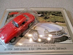 Schuco 1:87 MERCEDES BENZ 300SL SCHWINGFLÜGELTÜRER rot. Neuwertig gekrempelt - Bild 1 von 1