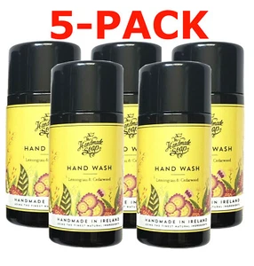 5-PK - THE HANDMADE SOAP CO. Lemongrass & Cedarwood HAND WASH SOAP (Travel Size) - Picture 1 of 1
