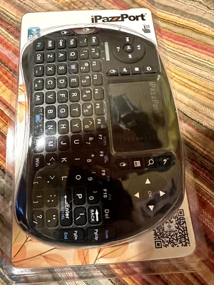 iPazzPort Wireless Mini Keyboard W/ Touchpad Open Box Great Condition W/Reciever - Image 1 of 3