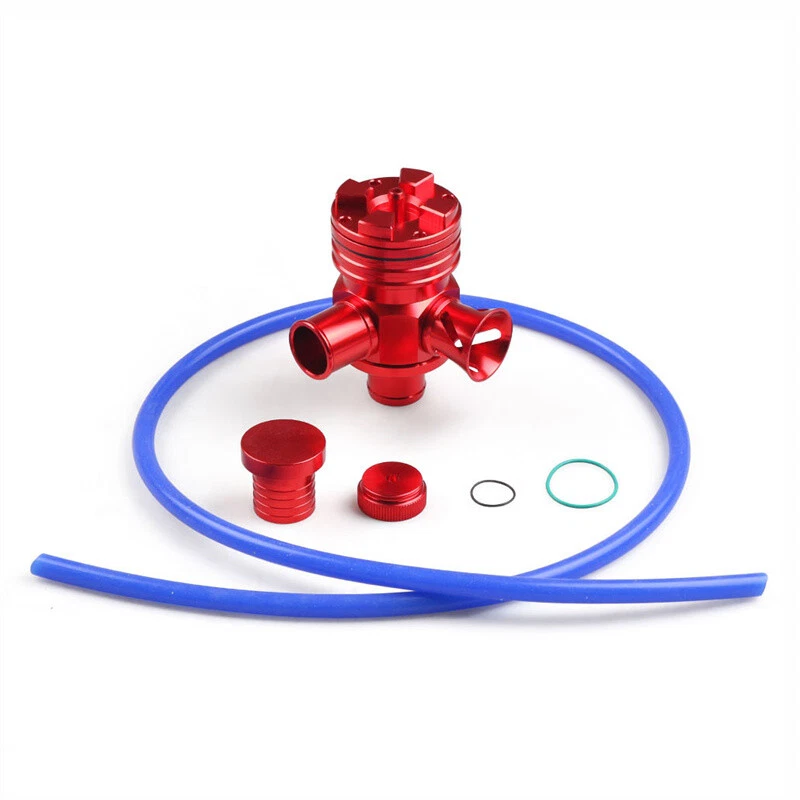 Válvula de soplado desviador turbo BOV Boost para VW Audi 1.8T 2.7T GTI GLI Jetta rojo Foto 1 de 4