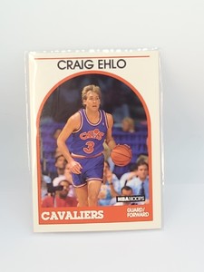 CRAIG EHLO 1989-90 NBA HOOPS - Rookie Trading Card - #106 Cleveland Cavaliers