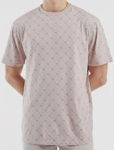 $50 nANA jUDY Men's Pink Short-Sleeve Crewneck Diamond Logo T-Shirt Size 2XL - Picture 1 of 2