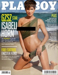 PLAYBOY 04/2015 GZSZ Star Isabell Horn - Bild 1 von 3