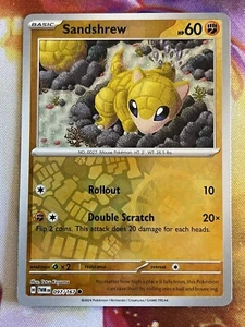Pokémon TCG Sandshrew SV06: Twilight Masquerade 097/167 Reverse Holo Common - Bild 1 von 1