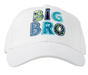 C.R. GIBSON Signature Adjustable Ball Cap Hat "BIG BRO" Toddler size 2-4t #PKBLT - Picture 1 of 3