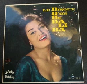 DALIDA RARO LP 33 GIRI CM.25,00 LE DISQUE D'OR DE DALIDA LPJ4000 - Foto 1 di 4