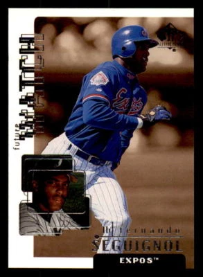 1999 SP Authentic #110 Fernando Seguignol FW Expos Rookie #/2700 (ref 30994) - Image 1 of 2