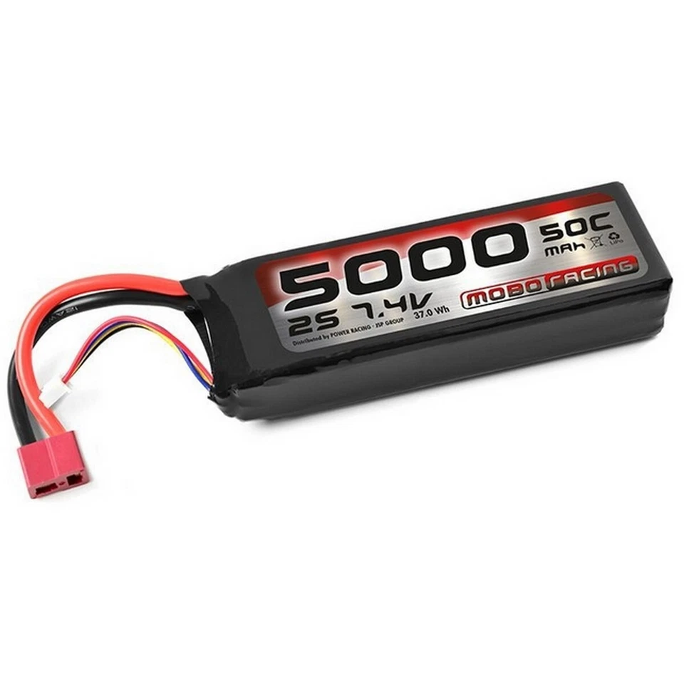mobo-racing LiPo 2S 7,4V 5000mAh 50C Akku T-Plug Semi-Soft Case T-Plug - Bild 1 von 1