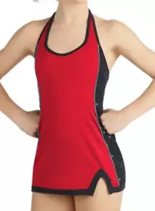 BALERA PERFORMANCE DANCE Halter Dress w/Leotard D10835 COSTUME MA Medium/Adult - Picture 1 of 2