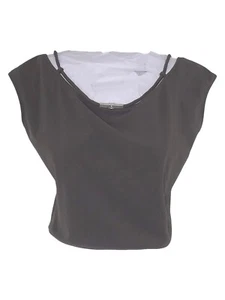 Top Da Donna Fendi 46 Eu42 Extra Large Verde Scollatura Ampia Maglia Blusa - Imagen 1 de 8