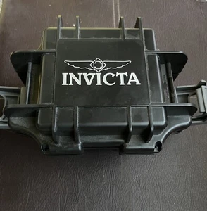 Caja/estuche de reloj Invicta negra con una sola ranura - Imagen 1 de 2