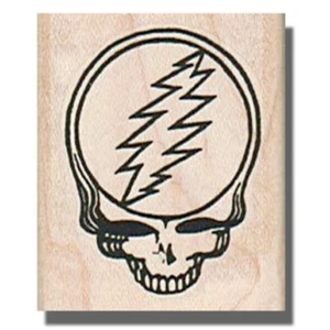 NEU Stempel, Grateful Dead Skull, Dead Head, Steal Your Face, Jerry Garcia - Bild 1 von 2