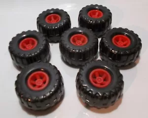 Plastic Road Wheel for Meccano x 7 - Picture 1 of 1