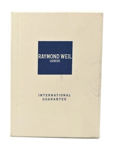 Raymond Weil International Guarantee Booklet Manual - Picture 1 of 1