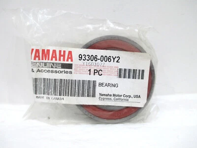 Genuine 2007-2014 Yamaha Grizzly 350 450 OEM Front Wheel Bearing 93306-006Y2 NOS - Изображение 1 из 4