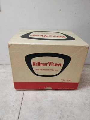 DE COLECCIÓN KALIMAR #351 VISOR DE DIAPOSITIVAS con LENTE ÓPTICA FINAMENTE PULIDA con CAJA ORIGINAL FUNCIONA  Foto 1 de 4