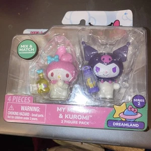 HELLO KITTY & FRIENDS SERIES 2 DREAMLAND - MY MELODY & KUROMI NEW IN PKG - Picture 1 of 4