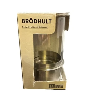 IKEA Brodhult Tealight Candle Stainless Steel Lantern New - Picture 1 of 4