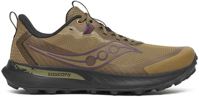 Saucony Peregrine 15 Mens Trail Running Shoes Brown Offroad Cushioned Run Sports - Image 1 of 4