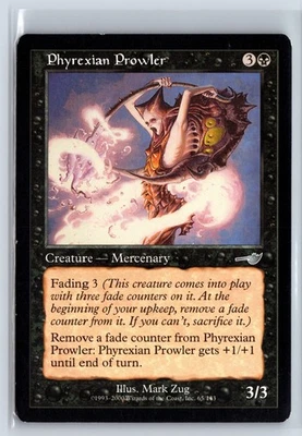 (2x) PHYREXIAN PROWLER – MTG Magic the Gathering Card – Nemesis – Uncommon - Image 1 of 4