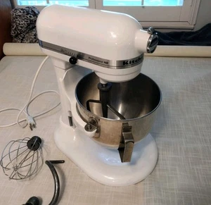 KitchenAid 475W Max - Schwerlast weiß 10 Geschwindigkeiten Modell # KG25H7XWH - Bild 1 von 12